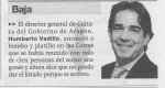 Humberto Vadillo en el "Baja" del El Periódico de Aragón 30/11/2011